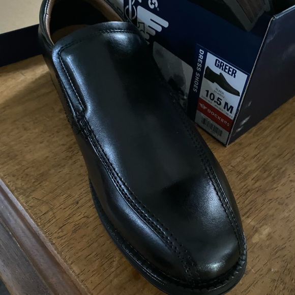 Mens Dockers 10.5 Black Greer Dress shoes - Picture 6 of 14